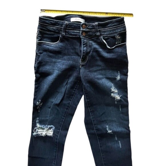 Kancan Signature Women's Jeans Skinny Distressed Stretch Denim Mid Rise Size 29 - Picture 4 of 4